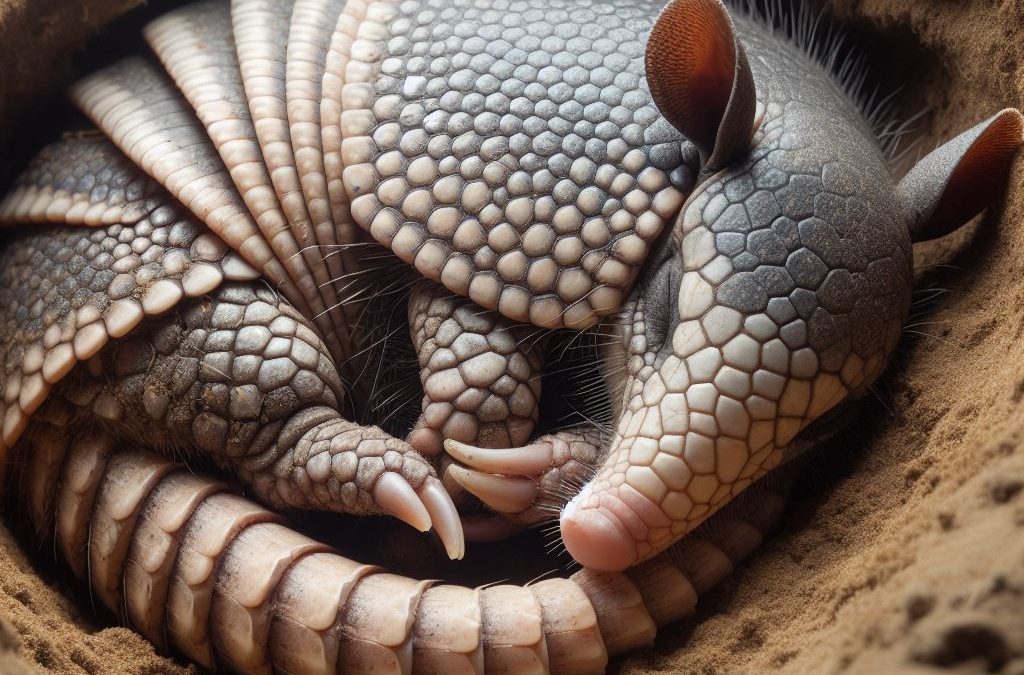 armadillos sleep