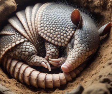 armadillos sleep